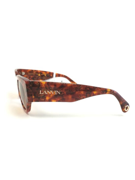 Lanvin LNV670S 730 51mm Rectangle Sunglasses Amber Tortuise / Brown Gradient main image 4
